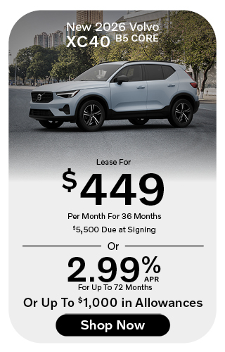 New 2026 Volvo XC40 B4 CORE offer