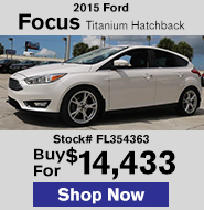 2015 Ford Focus Titanium Hatchback