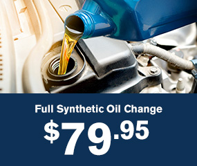 Full Synthetic Oil Change $79.95