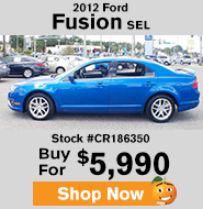 2012 Ford Fusion SEL buy for $5,990