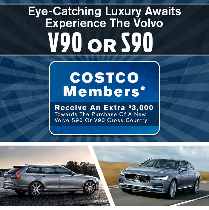 Experience The Volvo V90 or S90