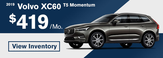 2019 XC60 T5 Momentum lease for $419 per month
