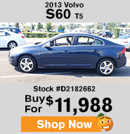 2013 Volvo S60 buy for $17,991