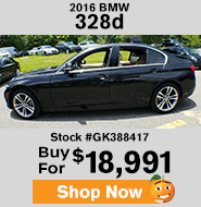 2016 BMW 328d buy for $18,991