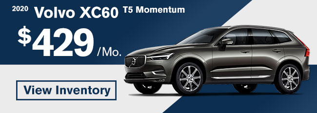 2020 XC60 T5 Momentum lease for $419 per month