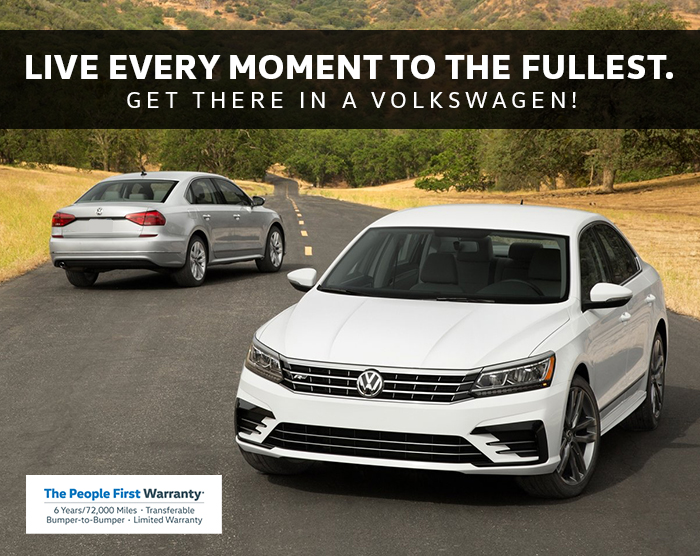 Live Every Moment To The Fullest. Get There In A Volkswagen!
