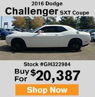 2016 Dodge Challenger SXT Coupe