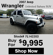 2007 Jeep Wrangler Unlimited Sahara SUV