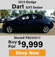 2015 Dodge Dart SXT Sedan