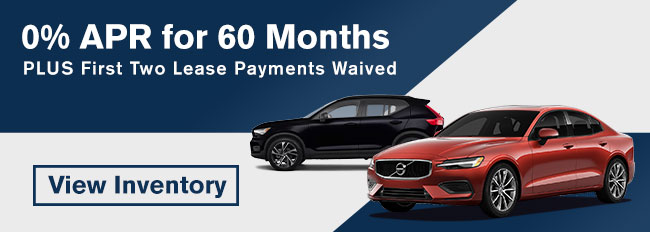 0% apr for 60 months plus first two lease payments waived