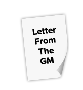 Letter from the GM
