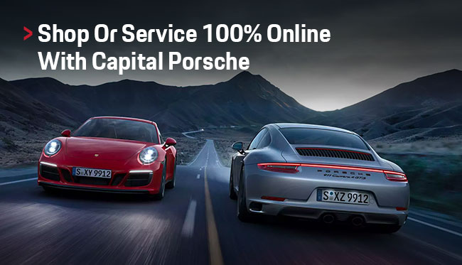 shop or service 100% online with capital porsche