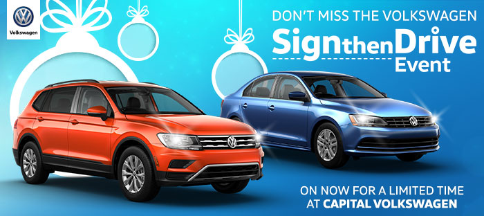 Don't Miss The Volkswagen Sign Then Drive Event On Now for a Limited Time at Capital Volkswagen