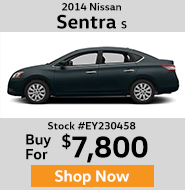 2014 Nissan Sentra S buy for $7,800