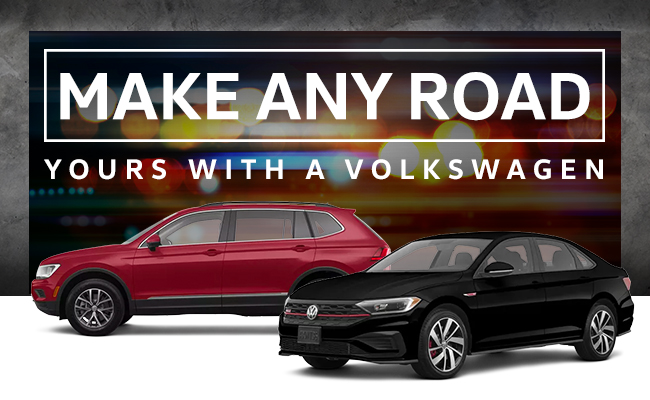 make any road yours with a volkswagen