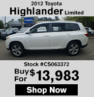 2012 Toyota highlander limited