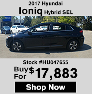 2017 Hyundai Ioniq hybrid sel
