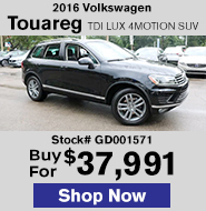 2016 Volkswagen Touareg TDI LUX 4MOTION SUV