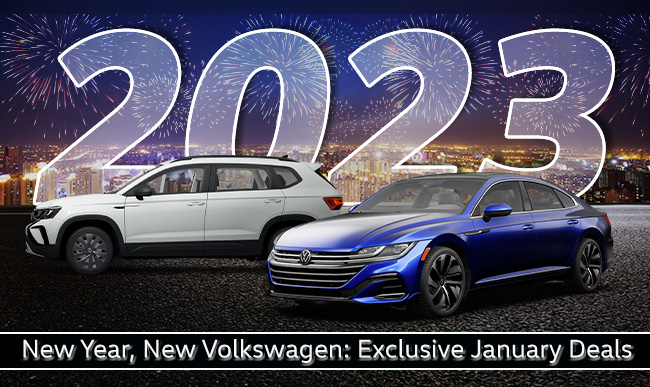 new year, new Volkswagen, exclusive January deals