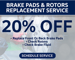 Brake pads and rotors replacement service