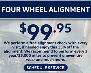 Four wheel alignment