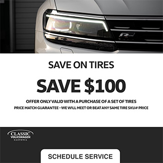 Save $100 on tires