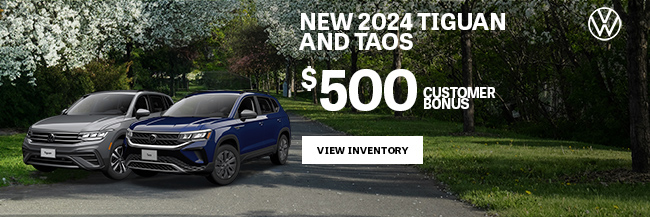 Volkswagen Tiguan and Taos offers