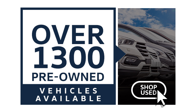 over 1300 pre-owned vehicles available