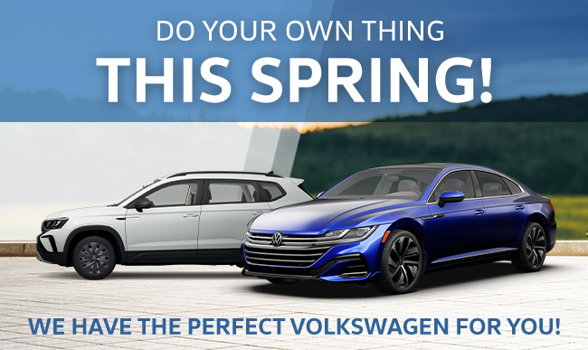 do your own thing this Spring, we have the perfect Volkswagen for you