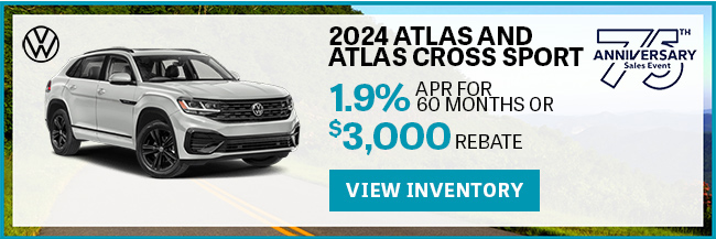 Volkswagen Atlas and Atlas Cross Sport offer