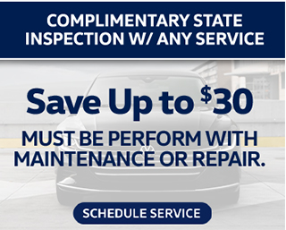 Complimentary State Inspection w/ any service