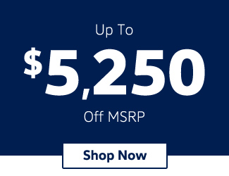 Up To $4,500 Off MSRP offer