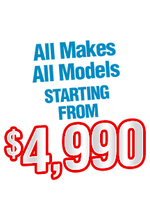 Makes and Models Starting From $4,990