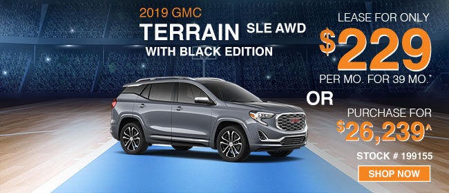 2019 GMC Terrain SLE AWD with Black Edition