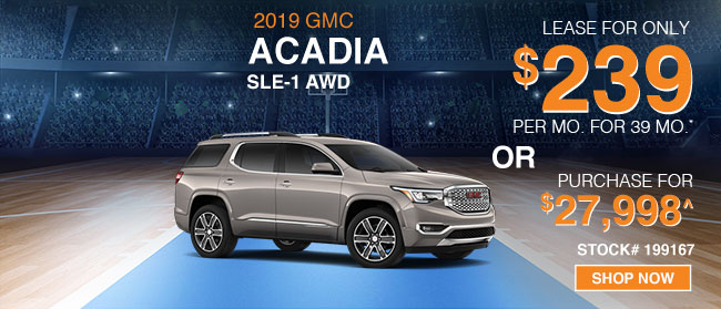 2019 GMC Acadia SLE-1 AWD