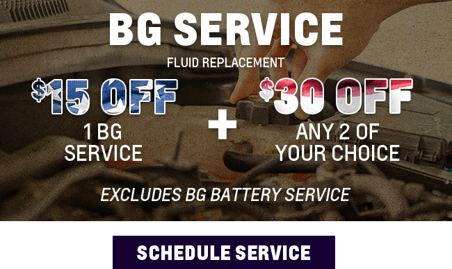 BG Service Fluid replacement
