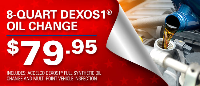 8-Quart DEXOS1® Oil Change