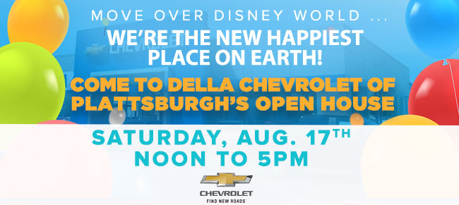 Come To DELLA Chevrolet of Plattsburgh’s Open House
