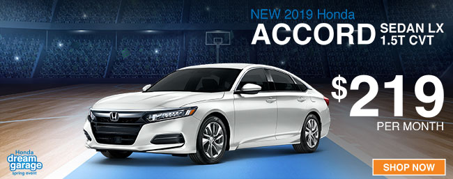 2019 Honda Accord Sedan LX 1.5T CVT