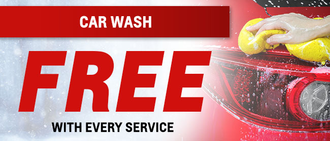 Free Car Wash with Every Service