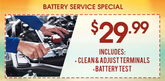 Battery Service Special