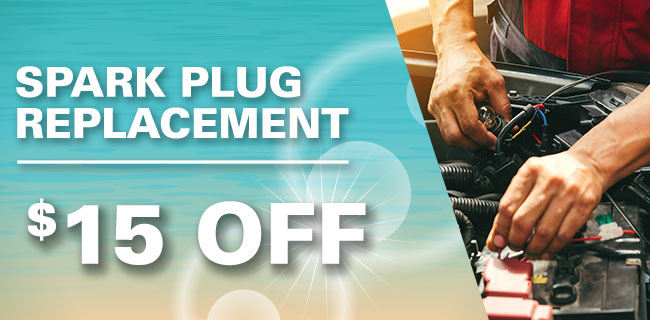 $15 Off Any Spark Plug Replacement