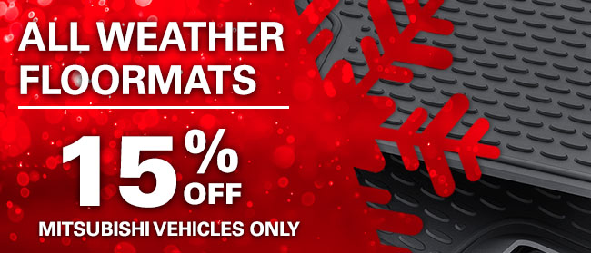 15% Off All Weather Floormats