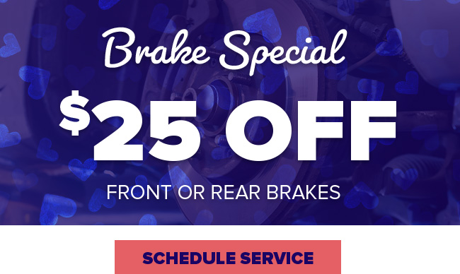 Brake Special 25 USD off front or rear brakes