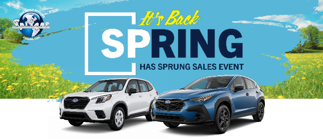 Spring Has Sprung Sales Event is on at Spitzer Subaru DuBois
