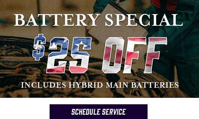 Battery Special 25 USD off