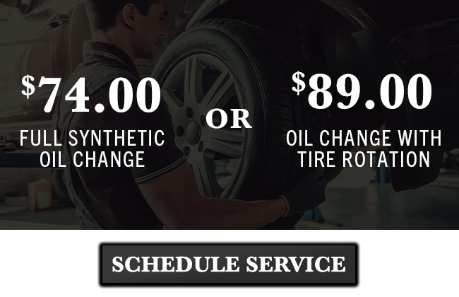 Oil Change specials for full synthetic