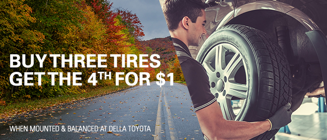 Buy 3 Tires & Get The 4th Tire For $1
