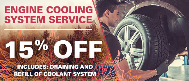 15% Off Engine Cooling System Service
