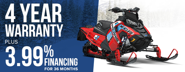 4 Year Warranty Plus 3.99% Financing for 36 Months